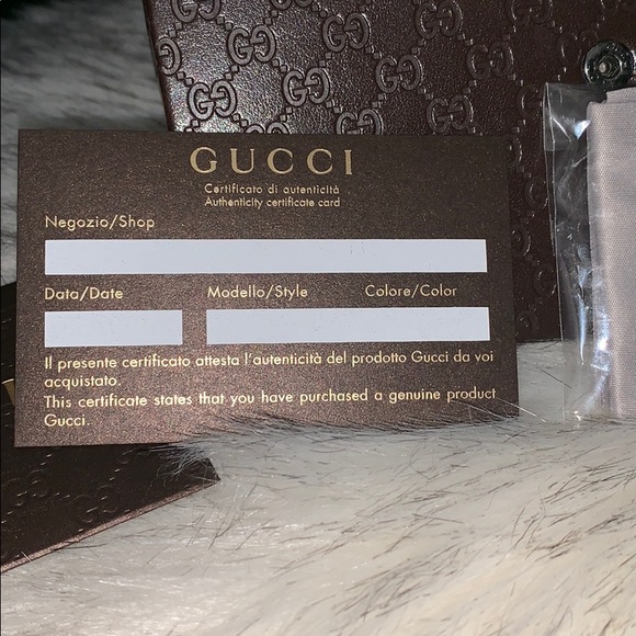 Gucci trifold brown leather sunglasses case - Picture 8 of 8